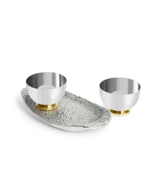 Майкл Арам Шагреневое двойное блюдо с подносом