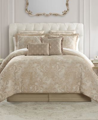 Waterford Annalise 6 Piece Comforter Sets Collection Bedding In Gold