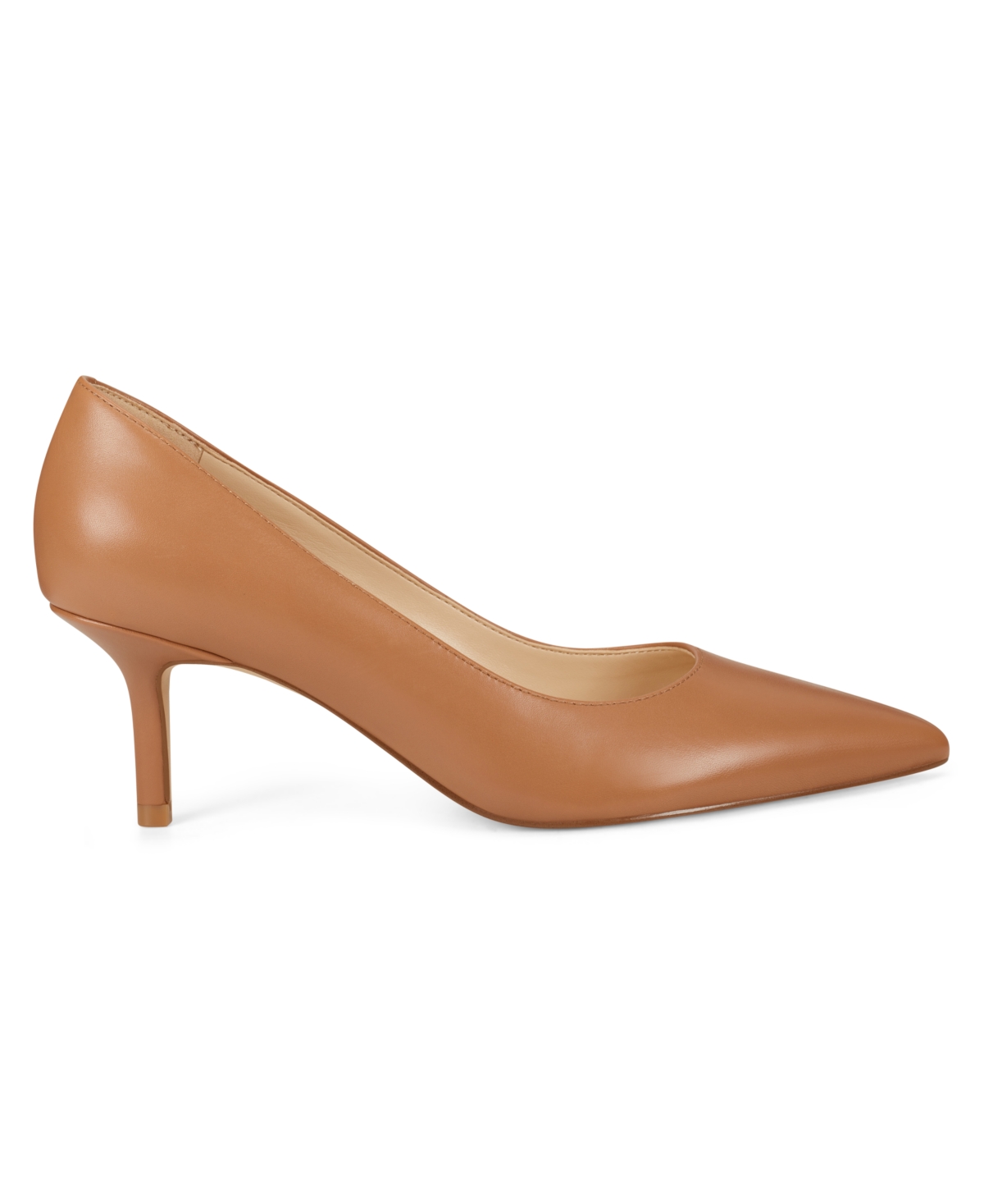 Nine West Women's Arlene Kitten Heel Pointy Toe Pumps In Brown
