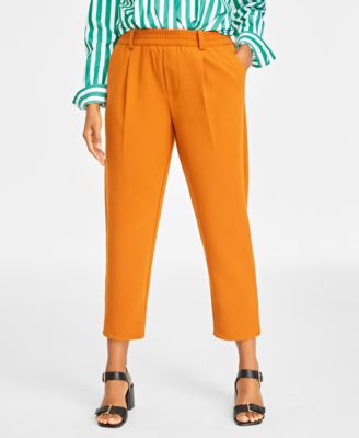 On 34th - Women's Double-Weave Pull-On Ankle Pants, Created for Macy's