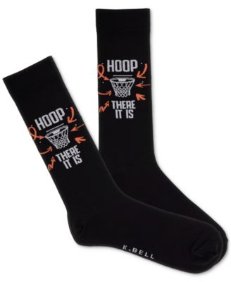 K. Bell Socks - Men's Hoop There It Is Crew Socks