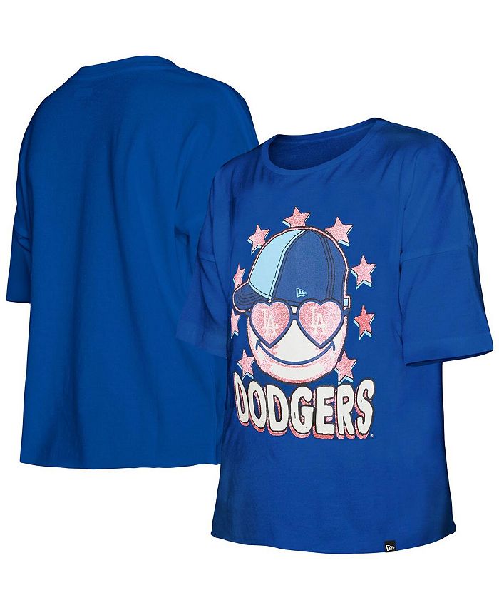 New Era Big Girls Royal Los Angeles Dodgers Team Half Sleeve T-shirt -  Macy's