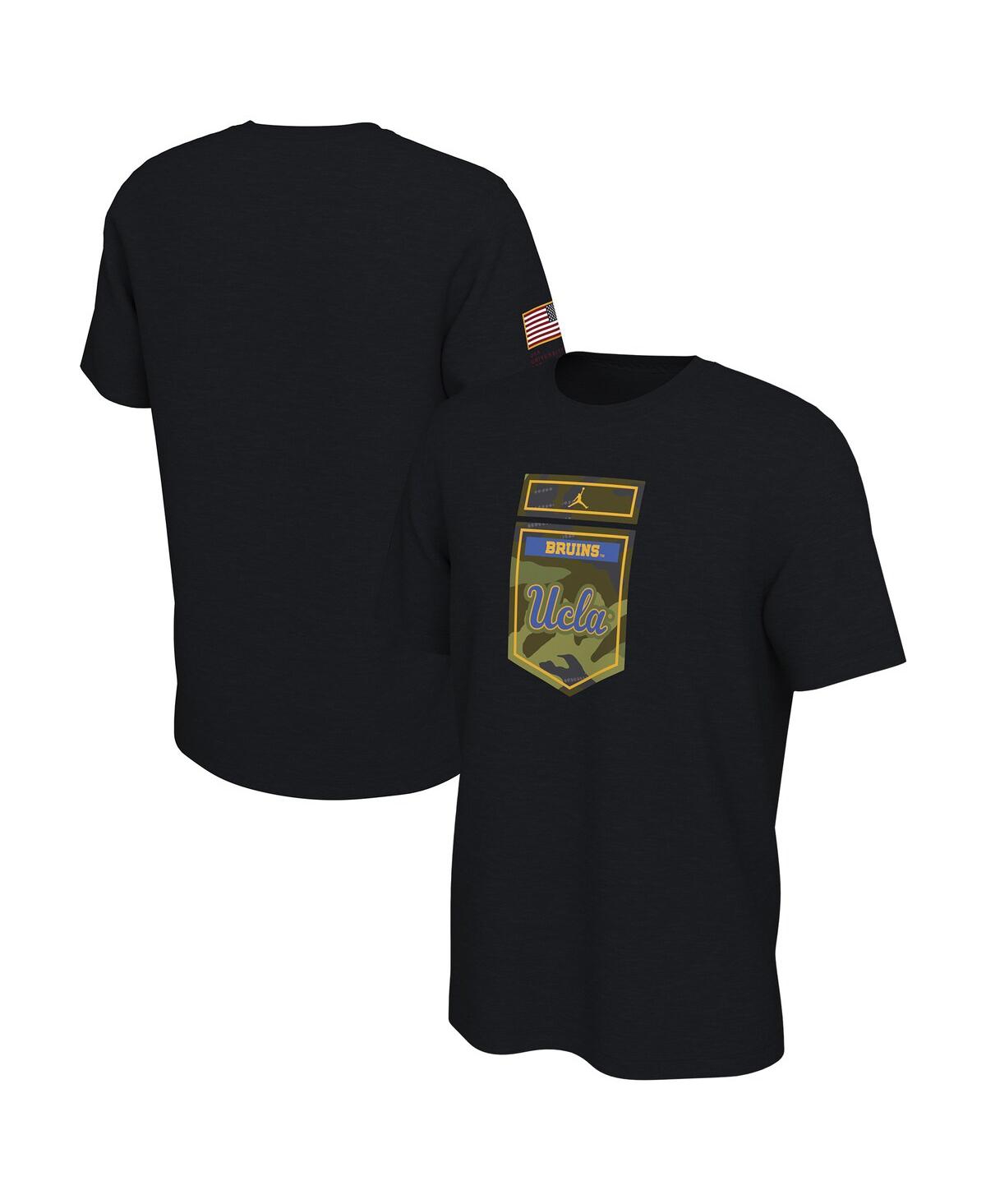 Jordan Men's  Black Ucla Bruins Veterans Camo T-shirt