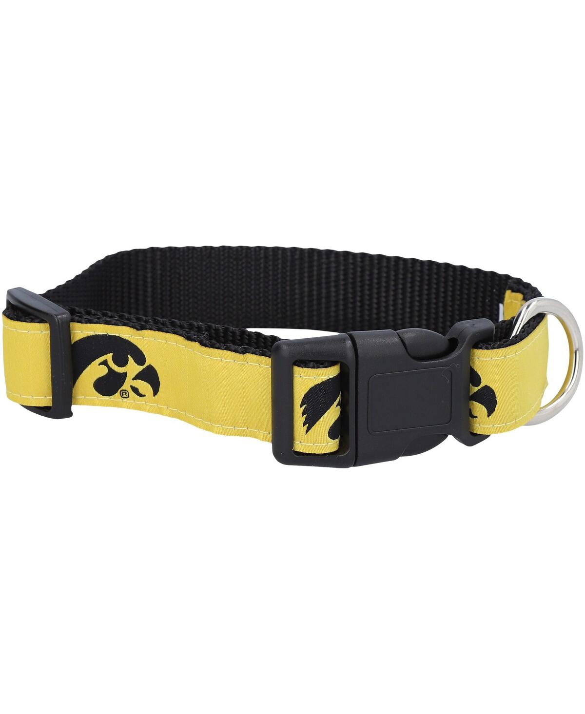 Iowa Hawkeyes 1" Regular Dog Collar - Black