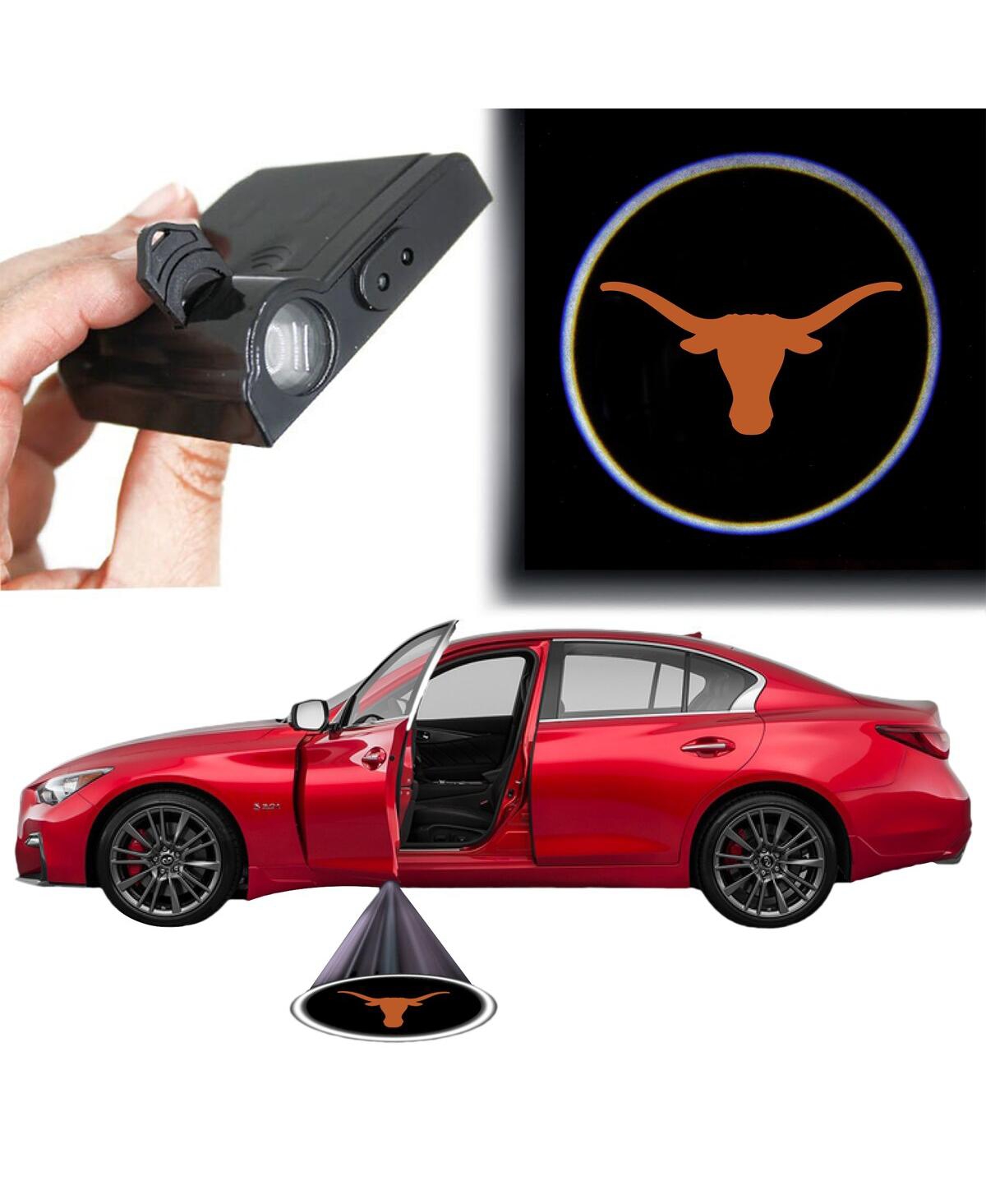 Texas Longhorns Led Car Door Light - Black