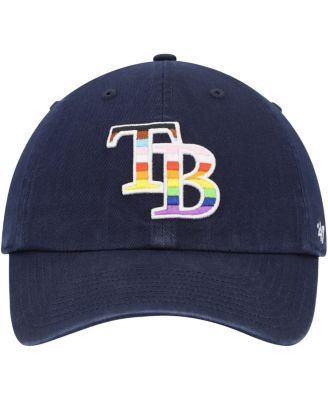 Men's Navy Tampa Bay Rays Team Pride Clean Up Adjustable Hat