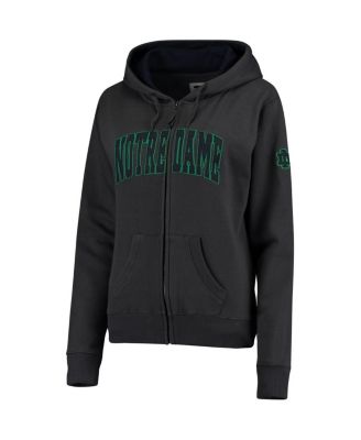 Women's Notre Dame Fighting Irish Arched Name Full-Zip Hoodie