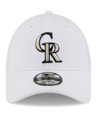 Men's White Colorado Rockies League II 9FORTY Adjustable Hat