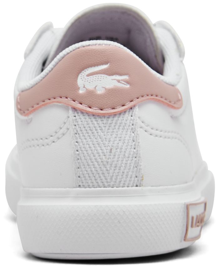 Lacoste Toddler Girls Powercourt Casual Sneakers from Finish Line Macy's