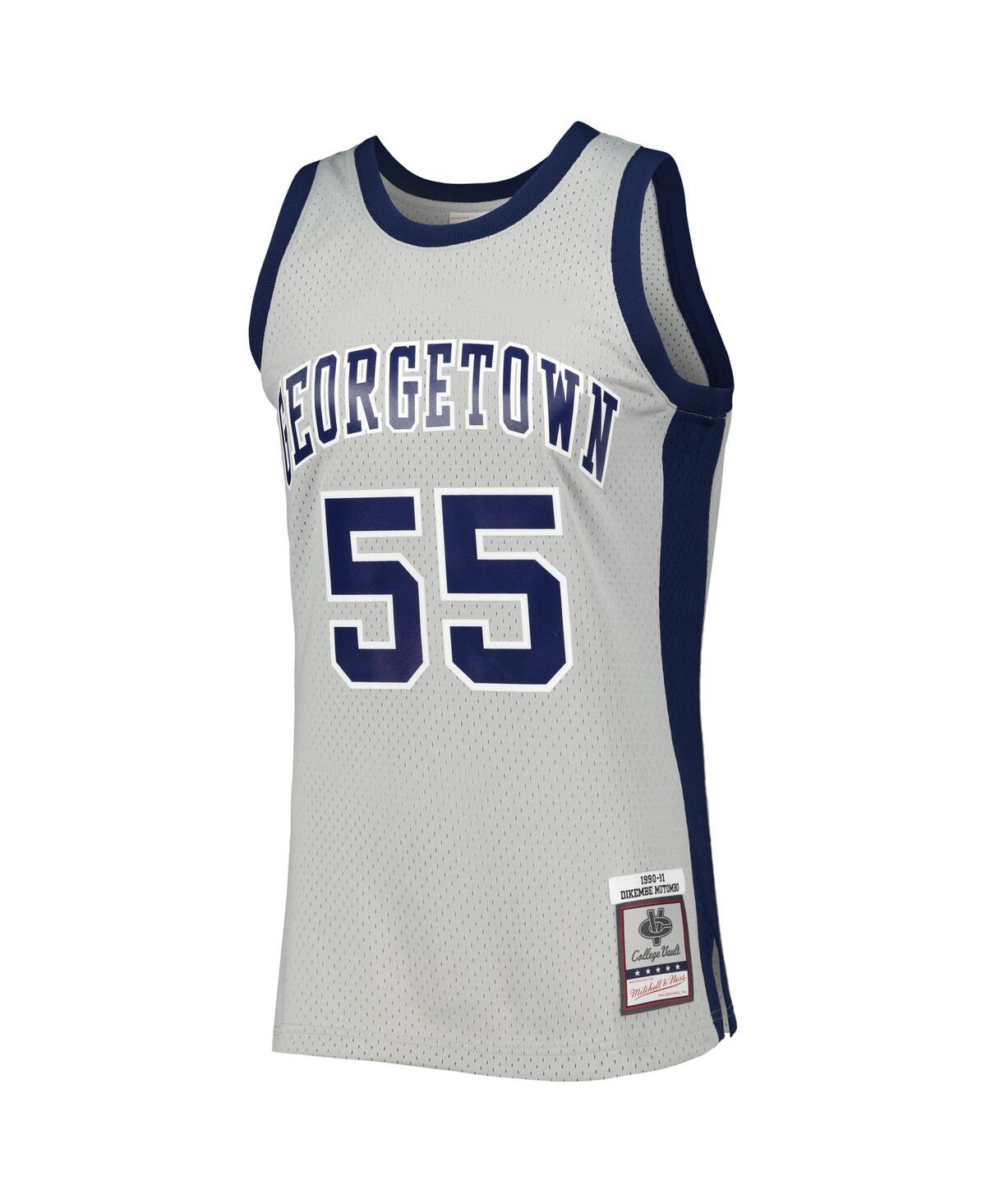 Men's Mitchell & Ness Dikembe MutomboGeorgetown Hoyas Swingman Jersey - Gray