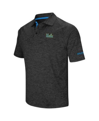 Men's Black UCLA Bruins Big and Tall Down Swing Polo Shirt