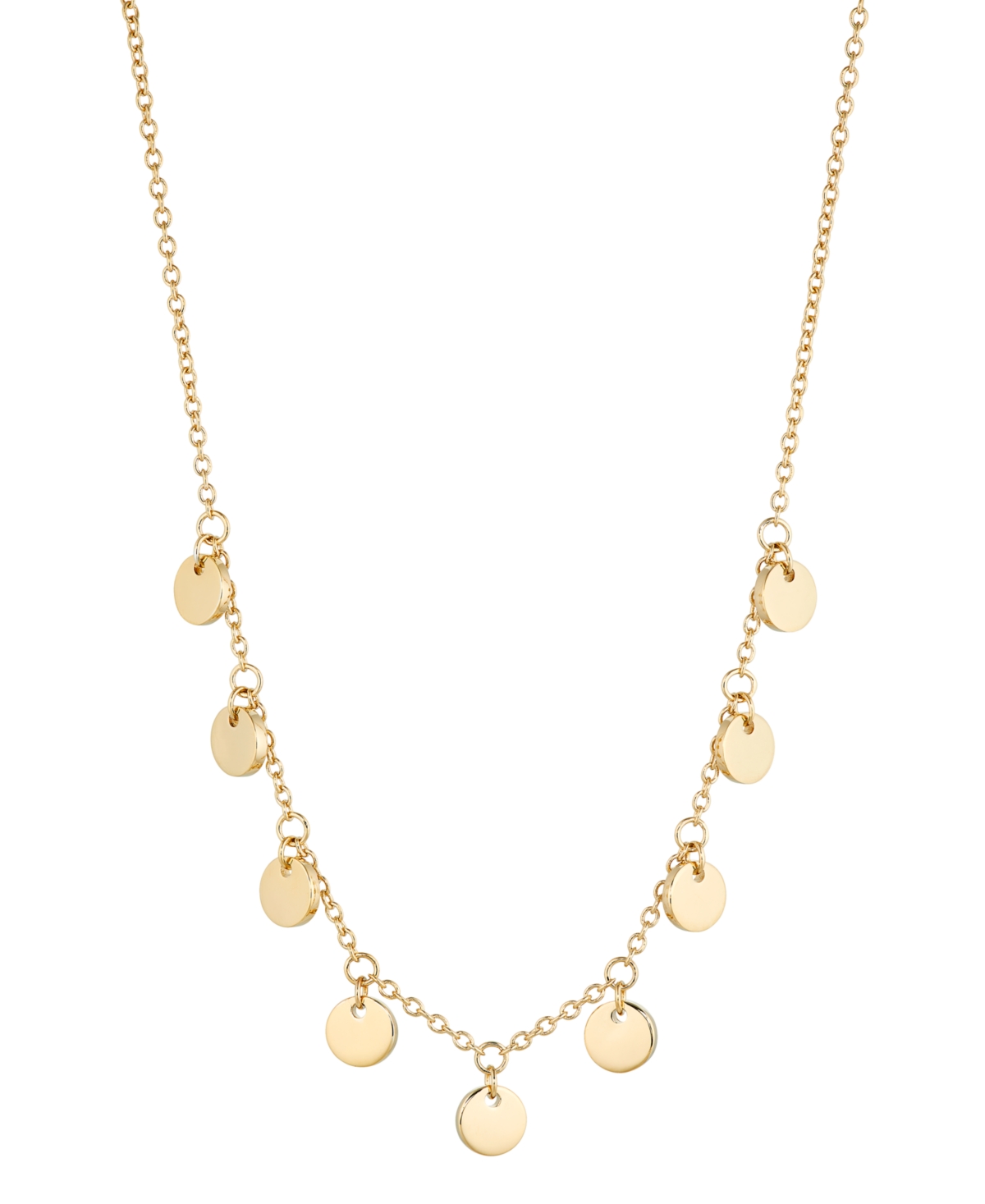 Gold Coin Shaky Necklace - Gold