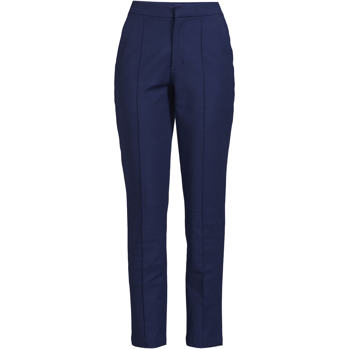Women's High Rise Bi Stretch Pintuck Pencil Ankle Pants - Rich burgundy