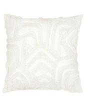 White Triple Diamond Throw Pillow Set - CITY SCENE