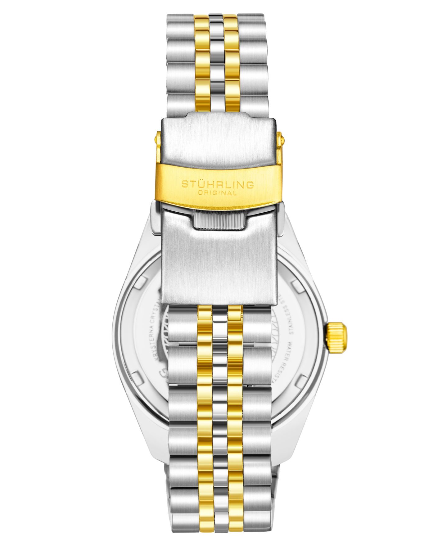 Часы унисекс Stuhrling Gamine 4024 из стали, 36 мм, римские цифры, дата, 50 м — фото 2