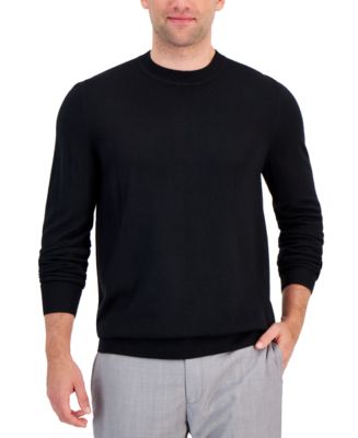 Alfani Men's Long-Sleeve Crewneck Merino Sweater, Created for