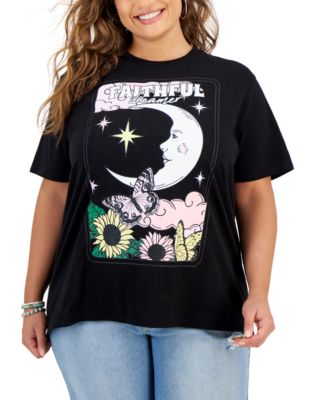 Love Tribe - Trendy Plus Size Faithful Dreamer Graphic T-Shirt