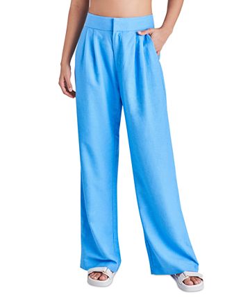 Steve Madden Women s Isabella Ultra Fine Pleated Wide Leg Pants