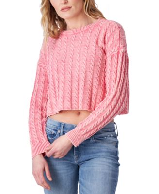 Lucky Brand - Women's Cotton Cable Crew Sweater