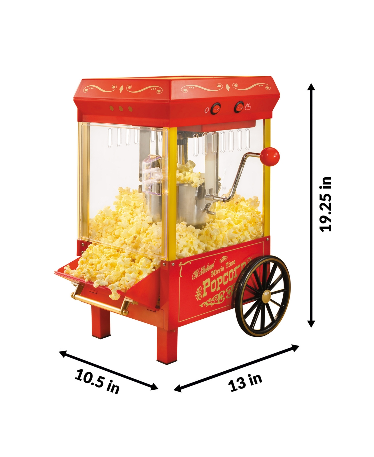Nostalgia Vintage-Like 2.5 Ounce Kettle Popcorn Maker