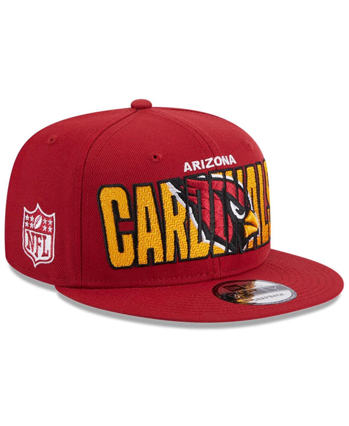 Shop New Era Men's  Cardinal Arizona Cardinals 2023 Nfl Draft 9fifty Snapback Adjustable Hat