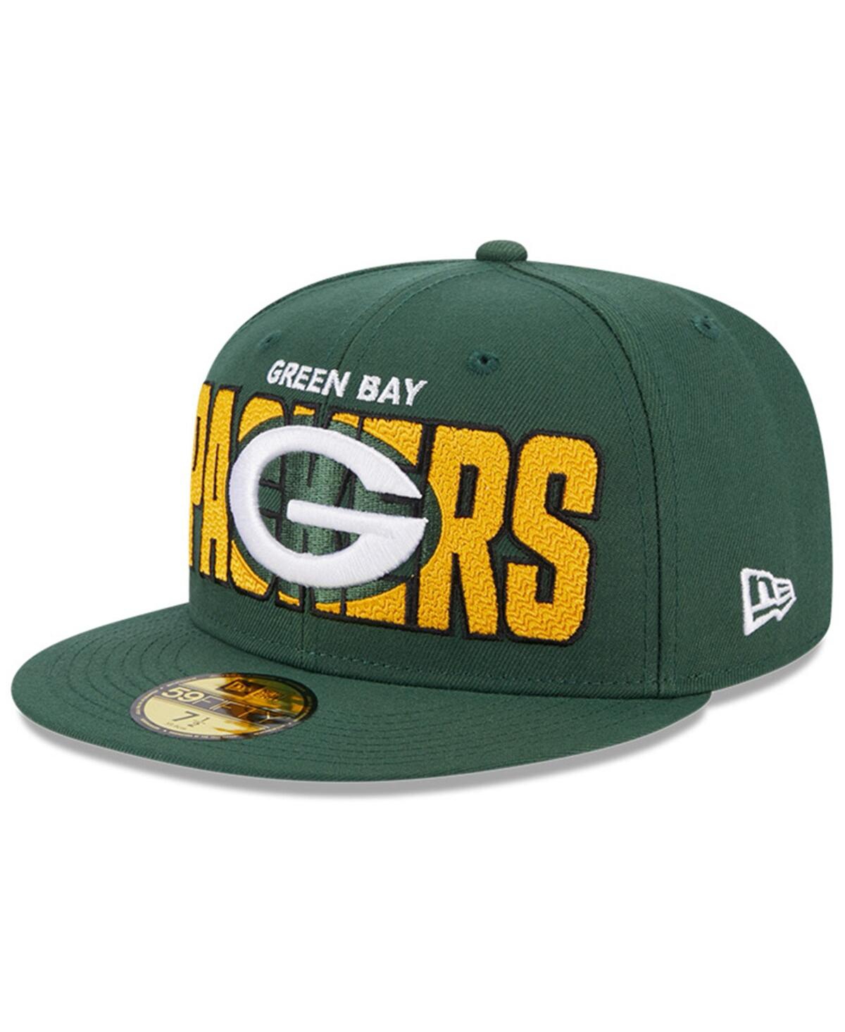 Shop New Era Men's  Green Green Bay Packers 2023 Nfl Draft 59fifty Fitted Hat