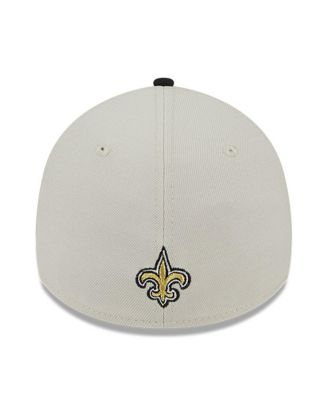 Men's Stone, Black New Orleans Saints 2023 NFL Draft 39THIRTY Flex Hat