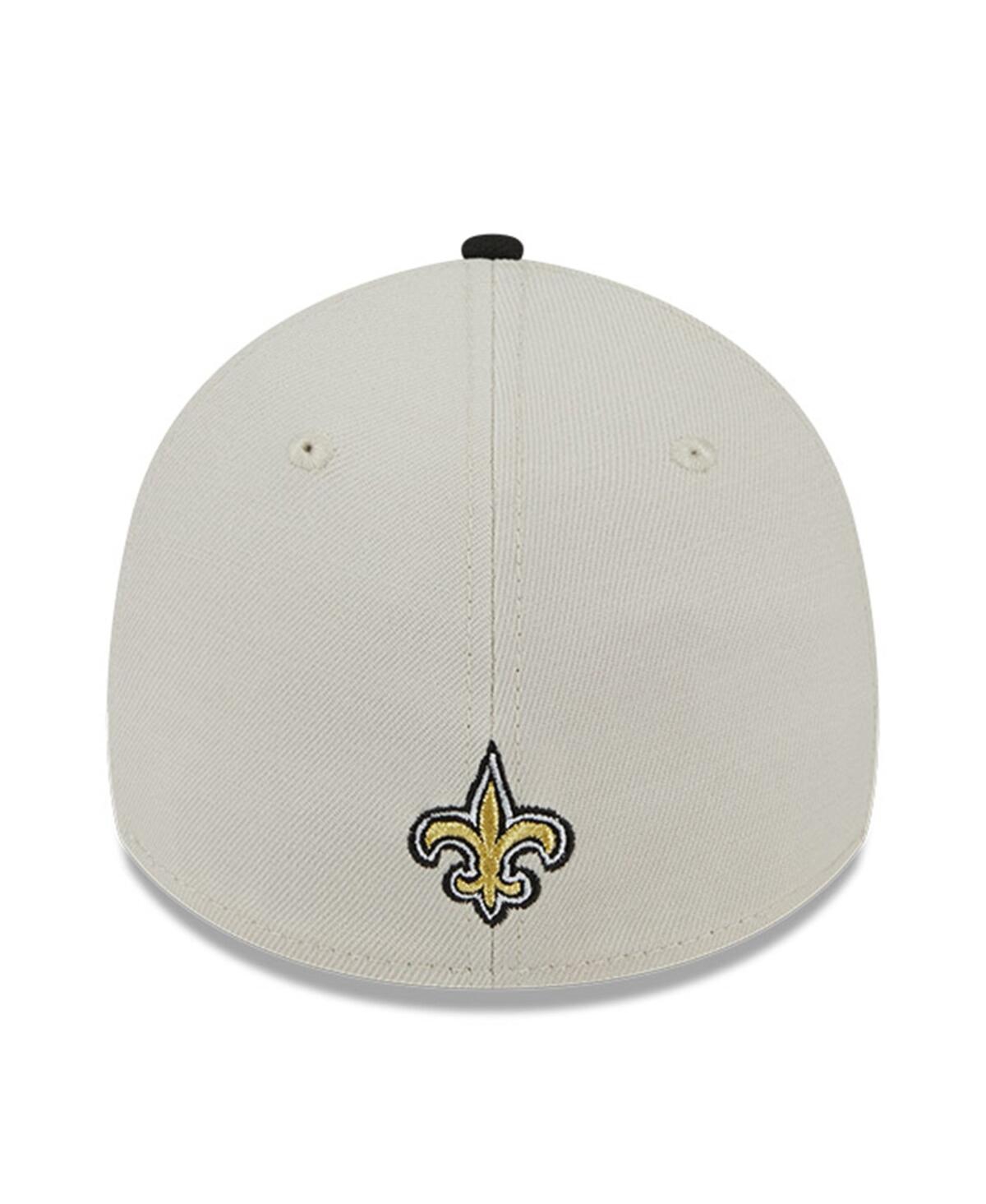 Men's New Era Black New Orleans Saints 2023 Nfl Draft 39THIRTY Flex Hat - Black