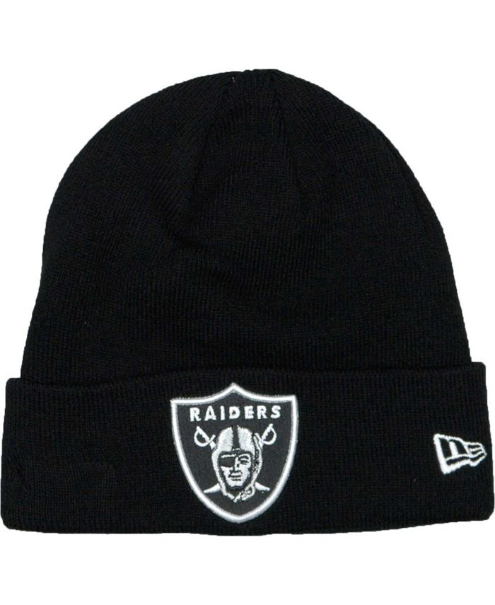 New Era Oakland Raiders Knitted Bobble Hat  *FREE FAST POST* 