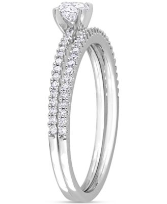Diamond Bridal Ring Set (1/2 ct. t.w.) in 14k White Gold