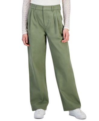 And Now This - Women's Pleated Wide-Leg Pants