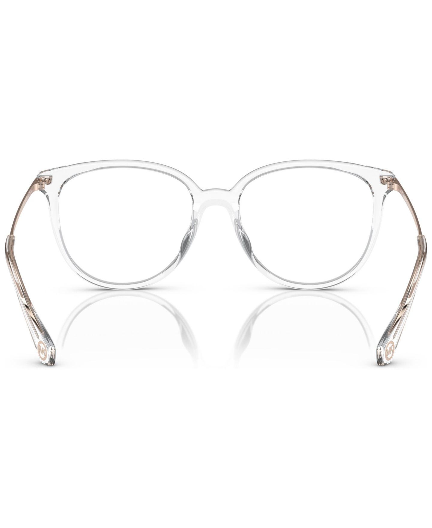 Женские очки Michael Kors Woman Round Plastic MK4106U Westport Eyeglasses, цвет: Прозрачный — фото 4