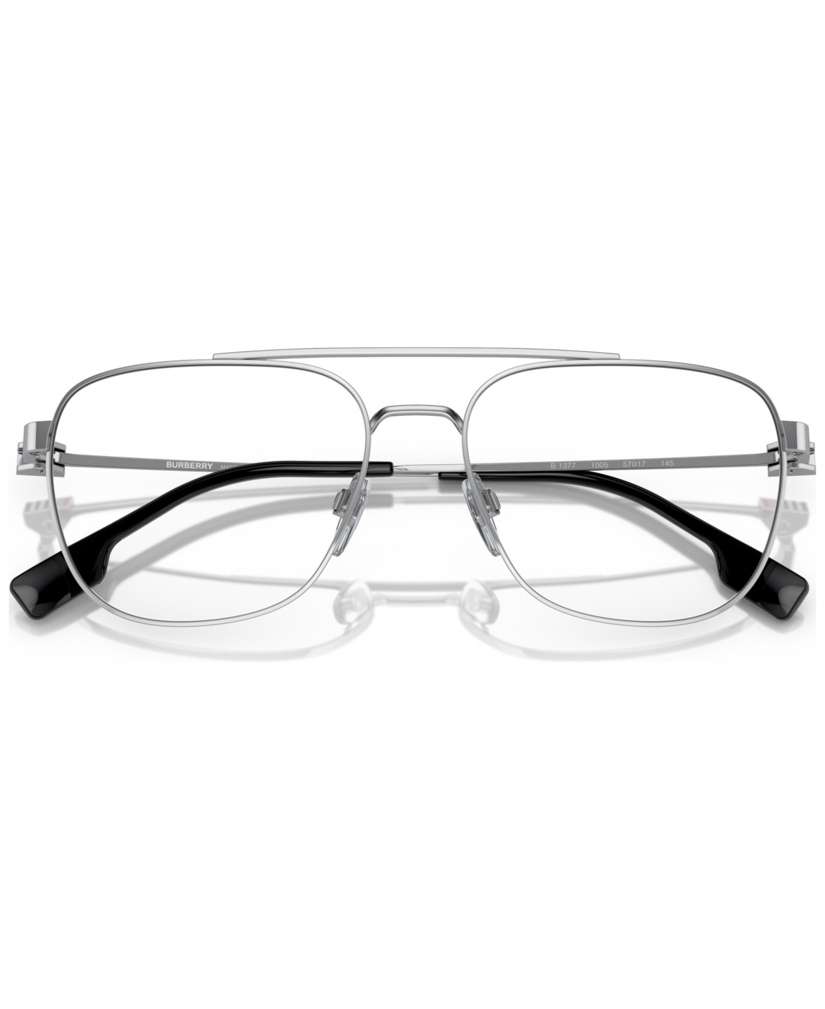 BURBERRY MEN'S SQUARE EYEGLASSES, BE1377 55 