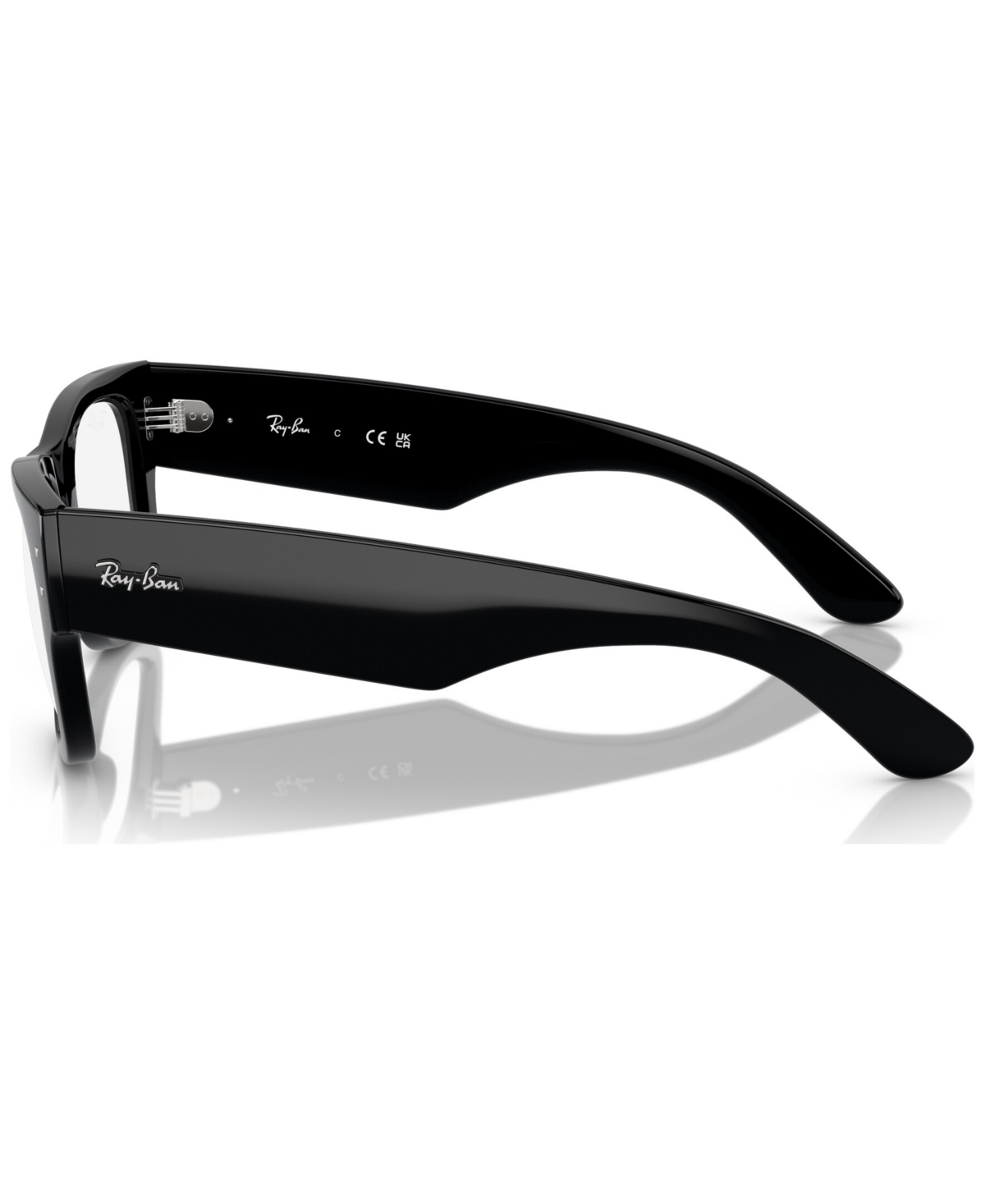 Ray Ban Unisex Square Eyeglasses, Rb0840v 51 In Black