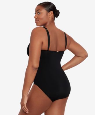 Front-Tie One-Piece Swimsuit