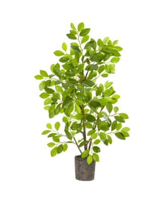 Nearly Natural - 3' Ficus Artificial Tree in Planter