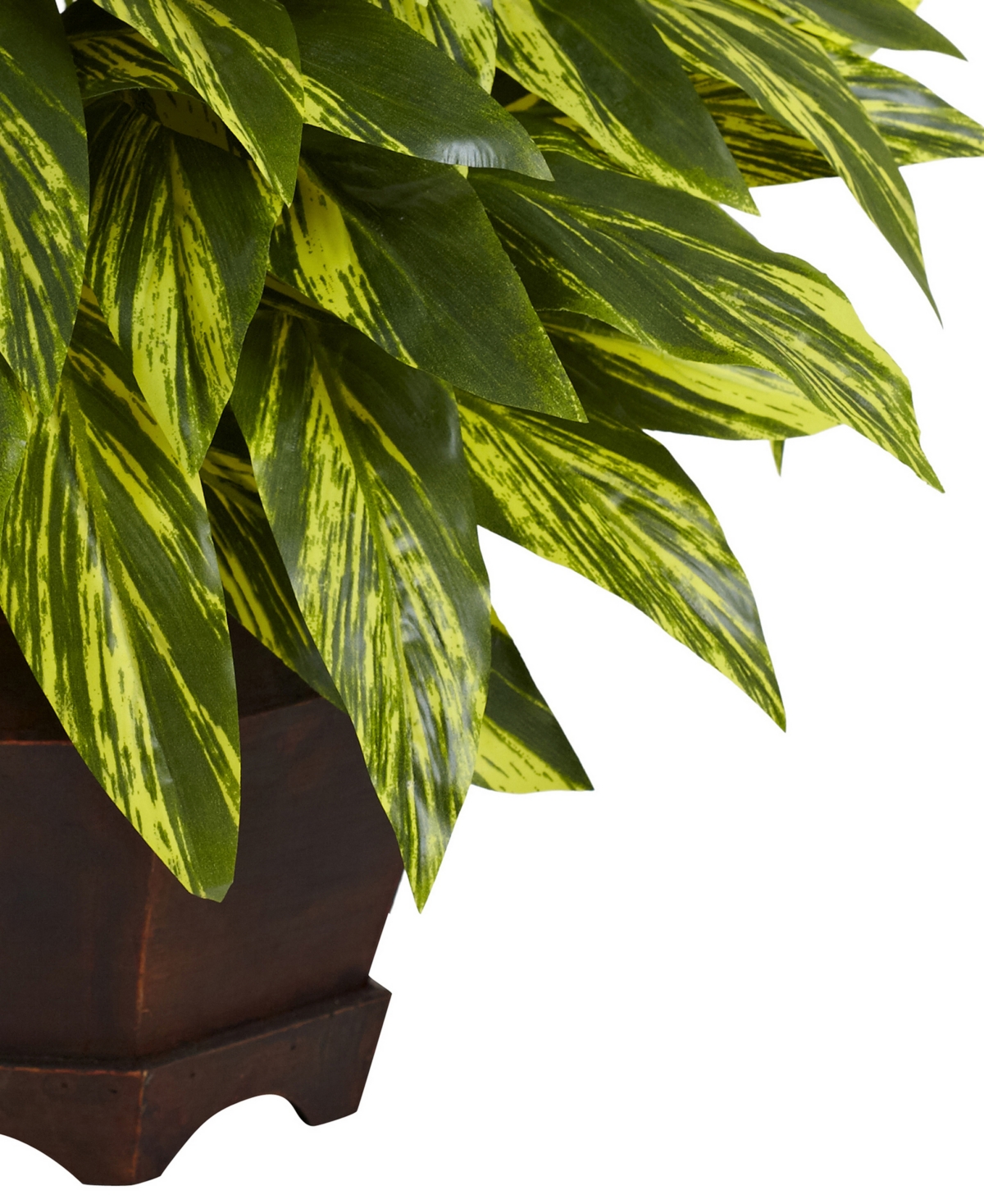 Nearly Natural Tradescantia Artificial Plant in Hexagon Planter