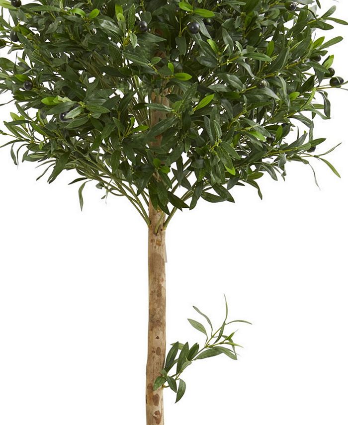 Nearly Natural - 5' Olive Topiary Artificial Tree