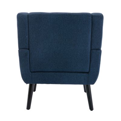 Ergonomic Linen Accent Chair for Home