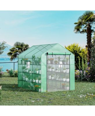 Portable Walk-in house with Zipper Door, Shelf,