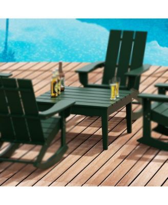 Outdoor Patio Modern Adirondack Coffee Table