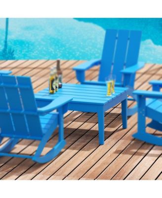 Outdoor Patio Modern Adirondack Coffee Table