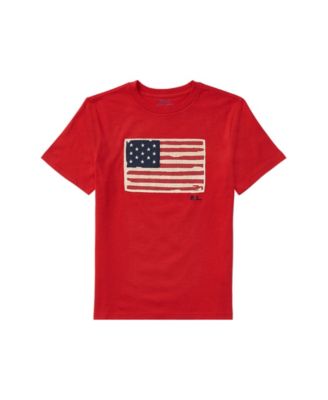 Boys' 8-20 Flag Cotton Jersey Tee
