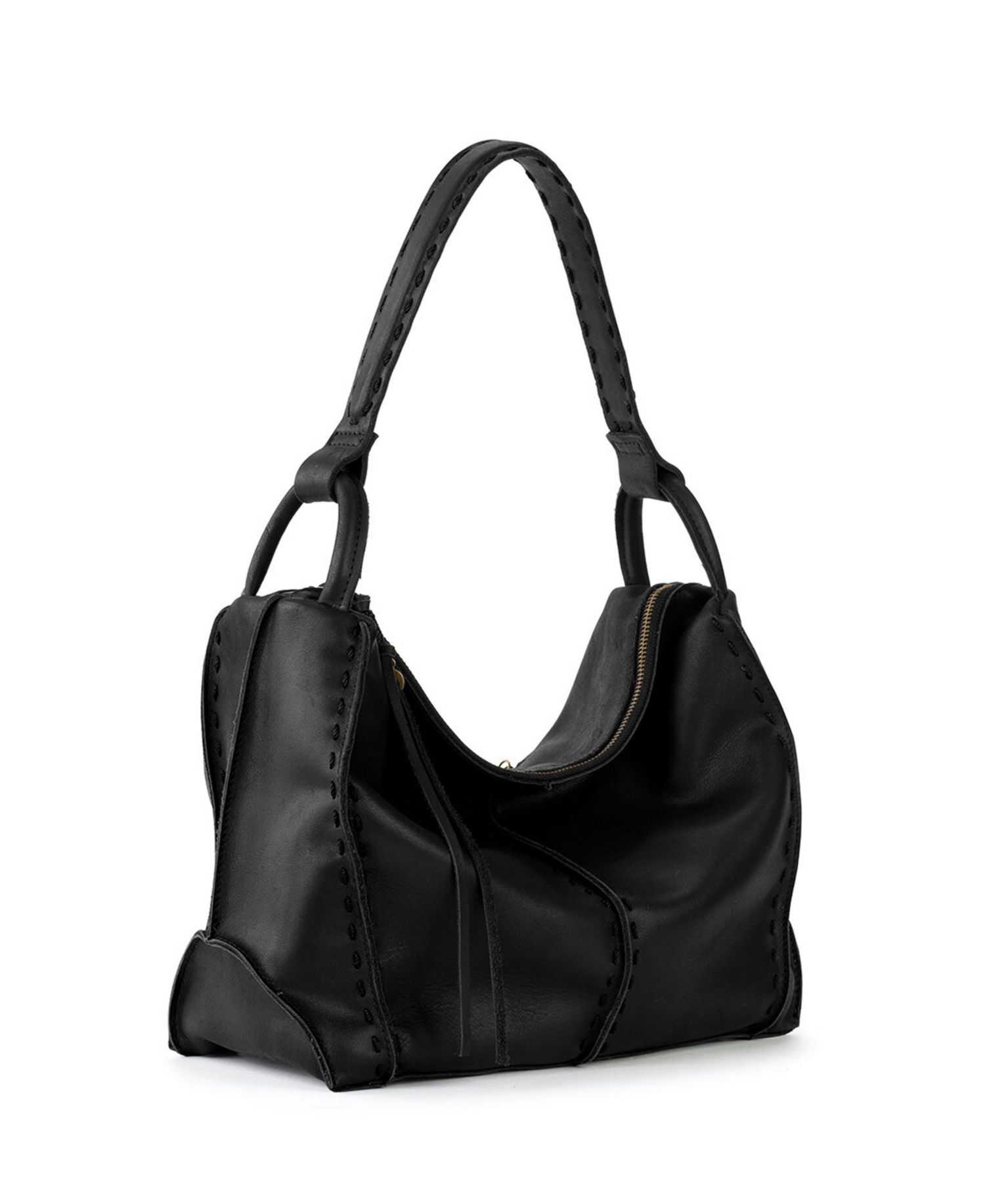 Los Feliz Leather Medium Hobo Bag