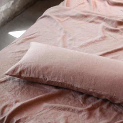 French Linen Body Pillow with removable Sham