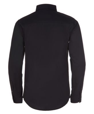 Big Boys Husky Solid Stretch Poplin Shirt