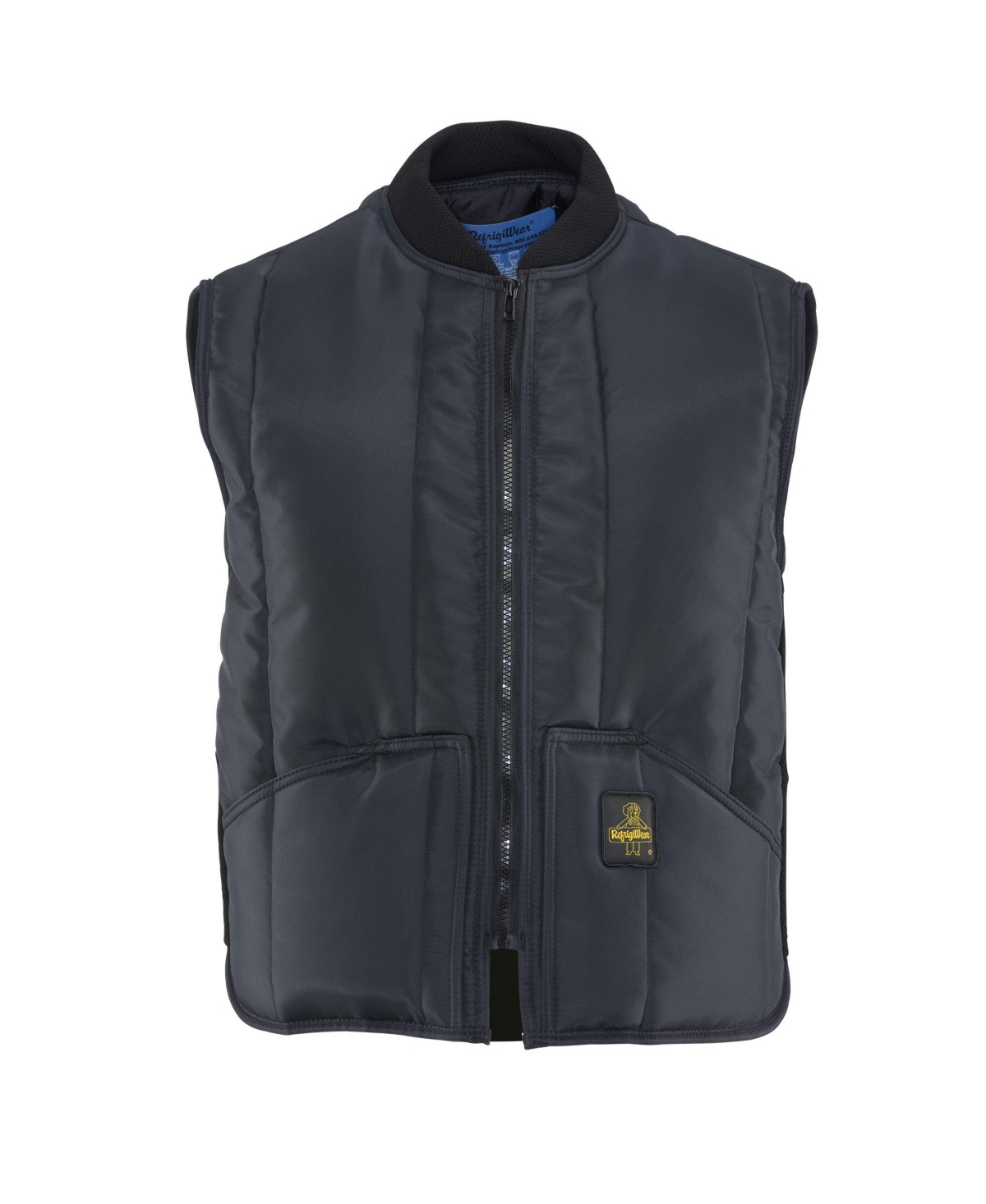 Men's Iron-Tuff Water-Resistant Insulated Vest -50F Cold Protection - Navy