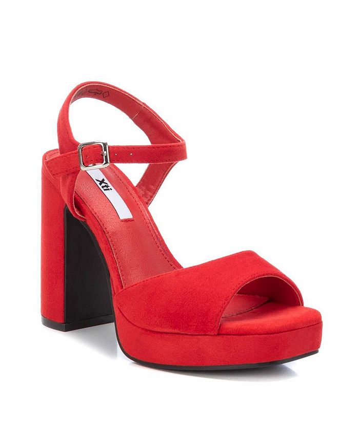 Red sandals macy's 2025