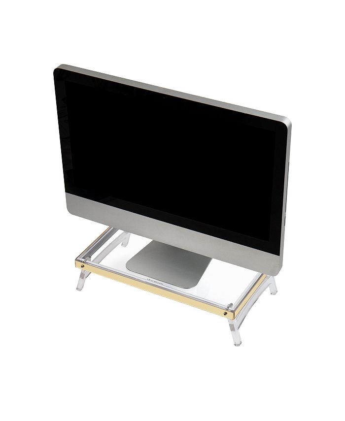 Mind Reader Cosmopolitan Collection, Monitor Stand, Foldable, Portable