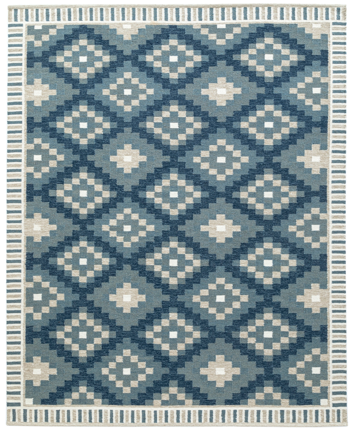 NuStory The Weekend Mosaic 7'6in x 9'6in Area Rug - Green